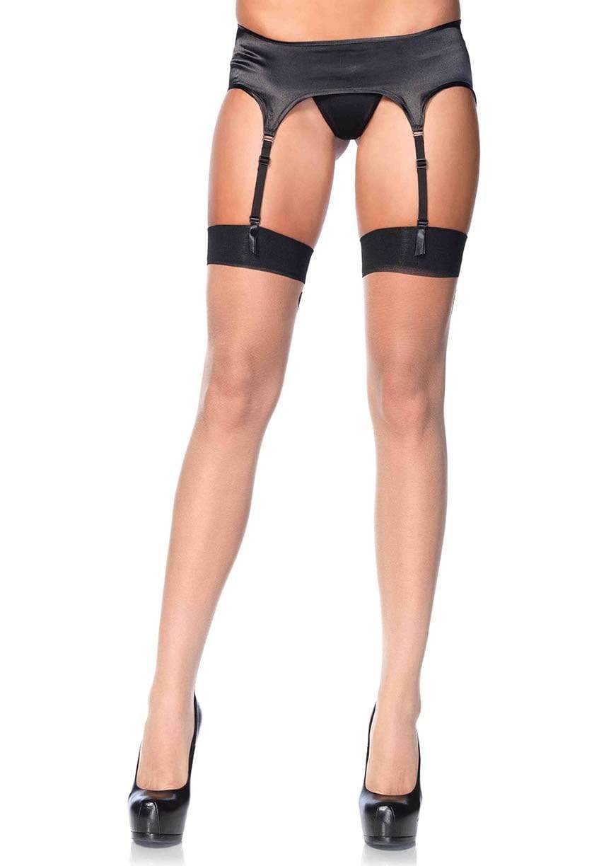 Leg Avenue Tana Sheer Thigh High Stockings Nude/Black