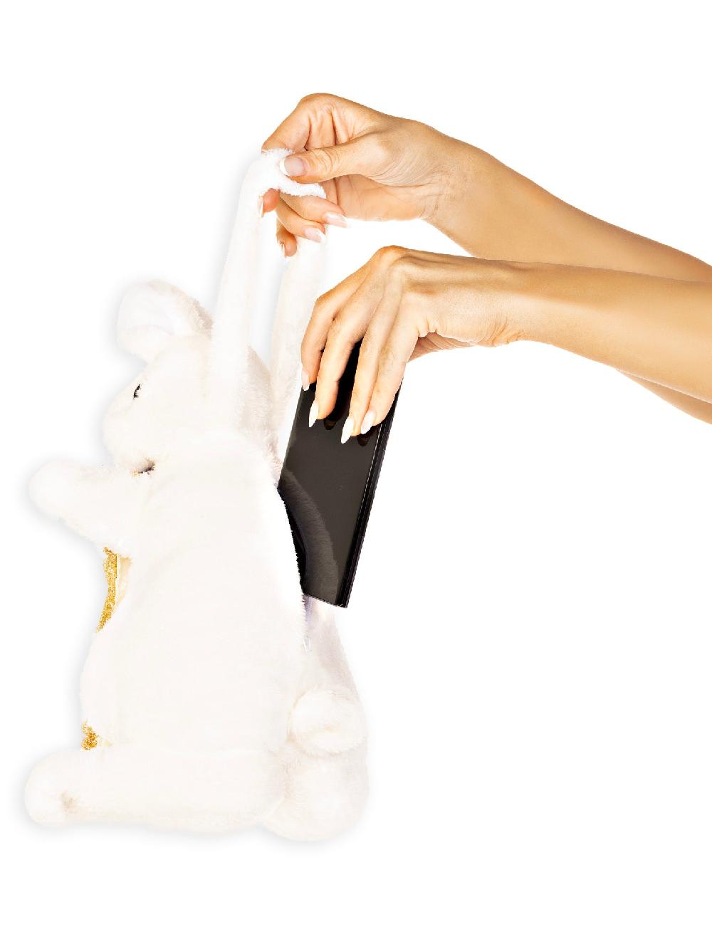 Leg Avenue Wonderland White Rabbit Purse White/Gold