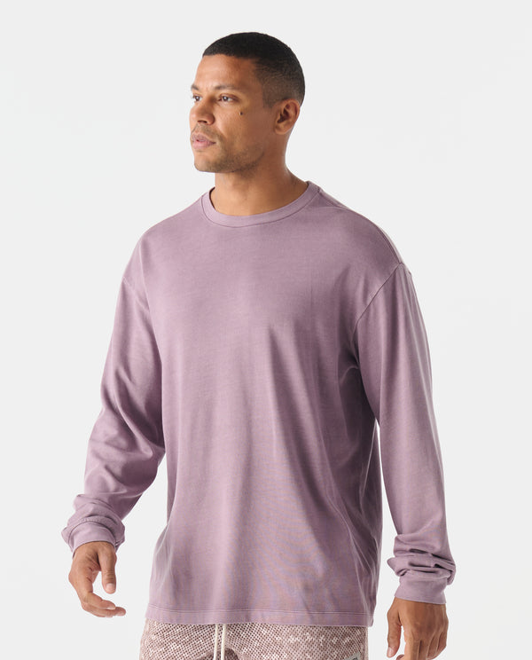 Legends Fairfax Oversized LS Tee Washed Arctic Dusk