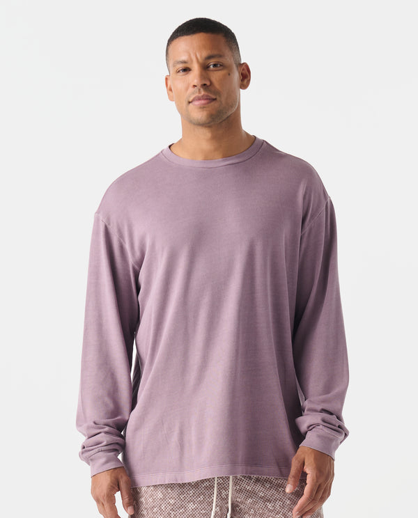 legends Fairfax Oversized LS Tee Washed Arctic Dusk
