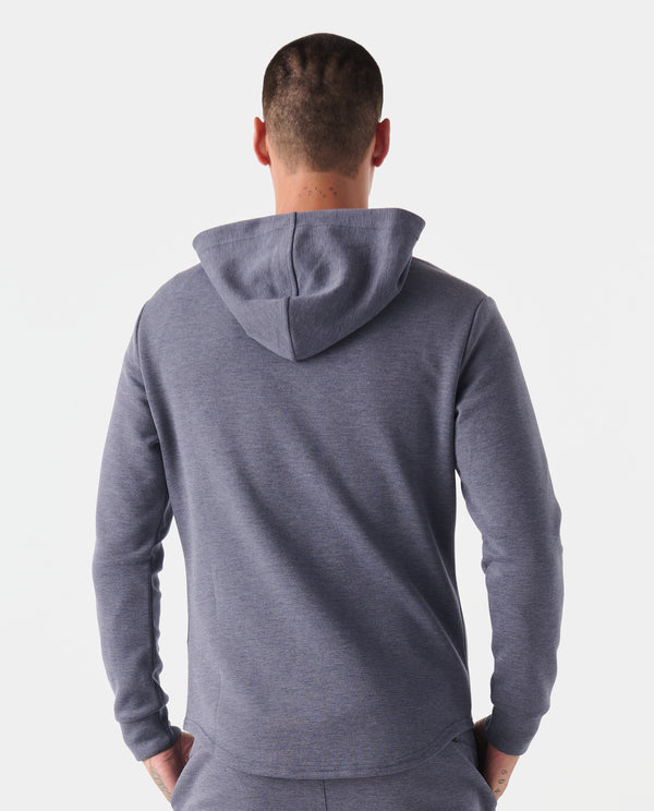 Legends Hawthorne Tech Quarter Zip Hoodie Navy Heather
