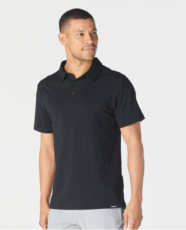 Legends Aviation Polo Black