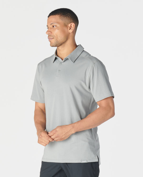Legends Aviation Polo Medium Gray