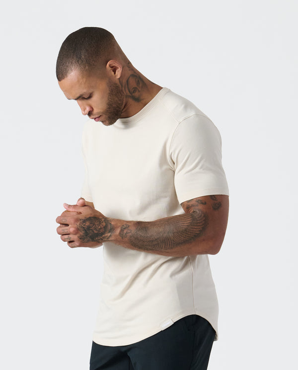 Legends Aviation Tee Curved Hem Dune