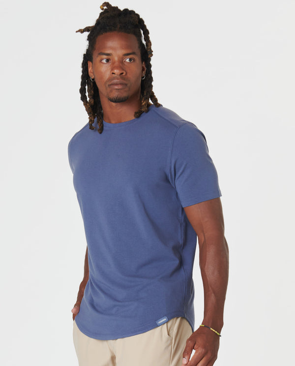 Legends Aviation Tee Curved Hem Nightshadow