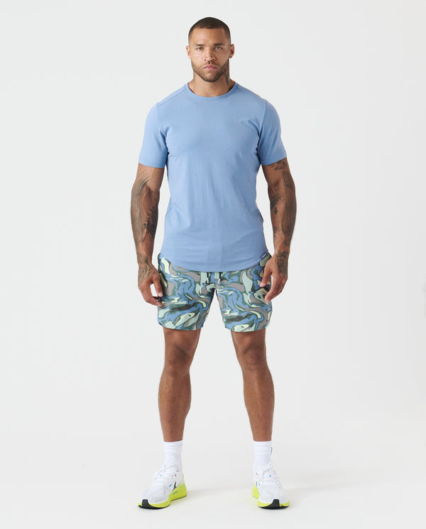 Legends Aviation Tee Curved Hem Sea