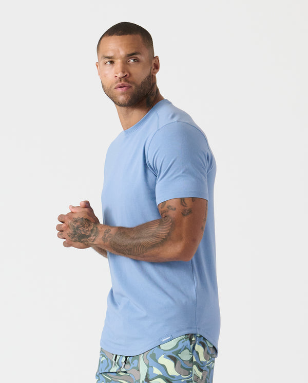 Legends Aviation Tee Curved Hem Sea