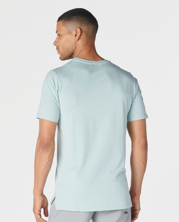 Legends Aviation Tee Split-Hem Cloud Blue
