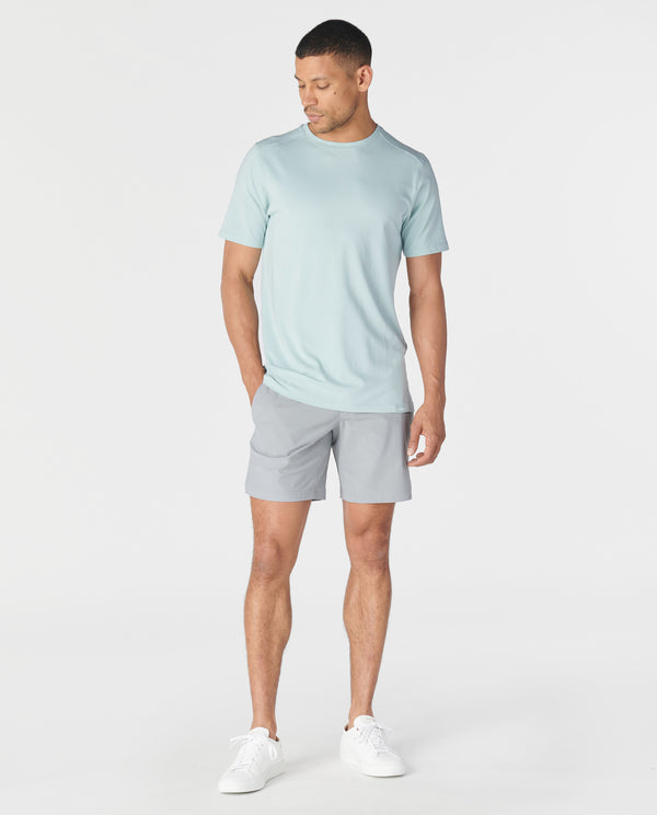 Legends Aviation Tee Split-Hem Cloud Blue