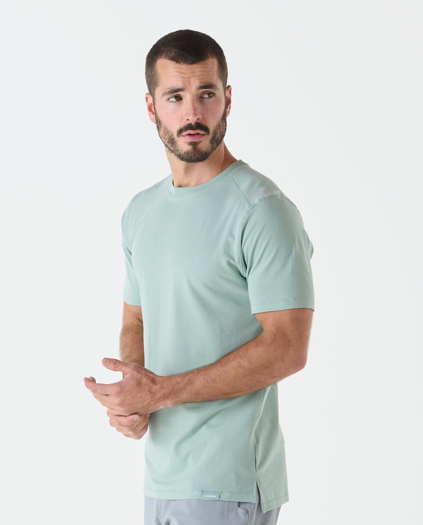 Legends Aviation Tee Split-Hem Laurel