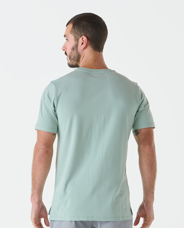 Legends Aviation Tee Split-Hem Laurel