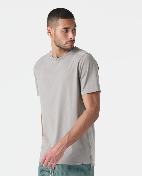 Legends Aviation Tee Split-Hem Washed Taupe