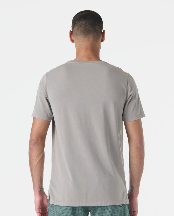 Legends Aviation Tee Split-Hem Washed Taupe