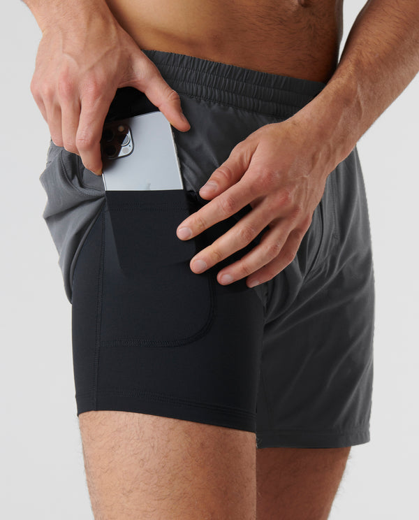 Legends Bishop Short Charcoal Gray