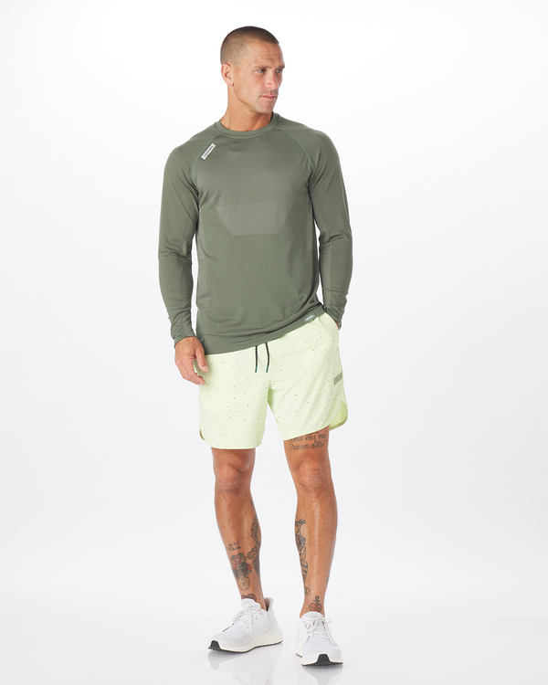Legends Dash LS Tee Hunter Green
