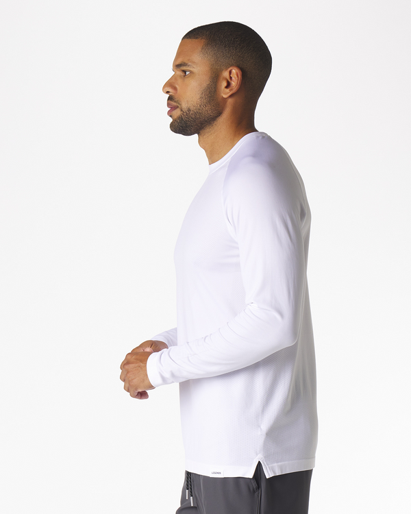 Legends Dash LS Tee White