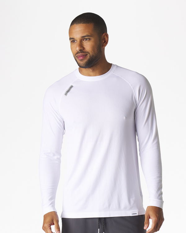 legends Dash LS Tee White