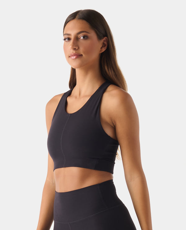 Legends Elle Cropped Tank Onyx