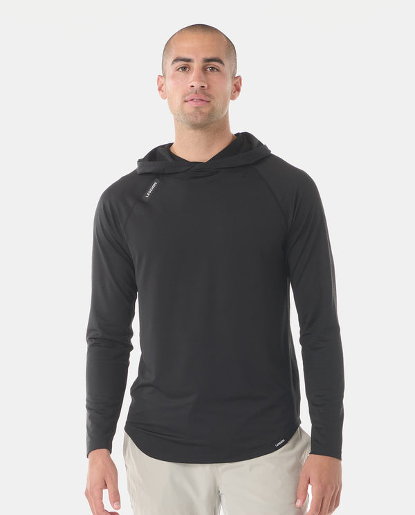 legends Enzo Hooded LS Black