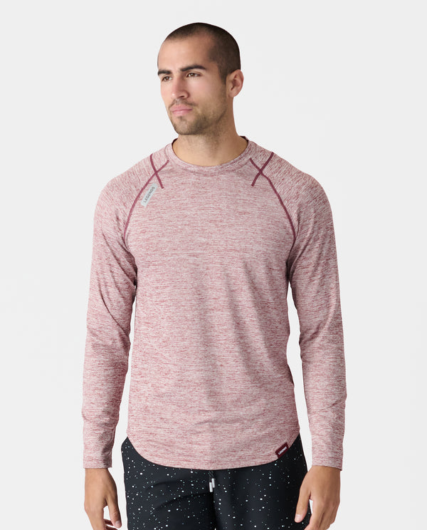 legends Enzo LS Tee Ruby Heather
