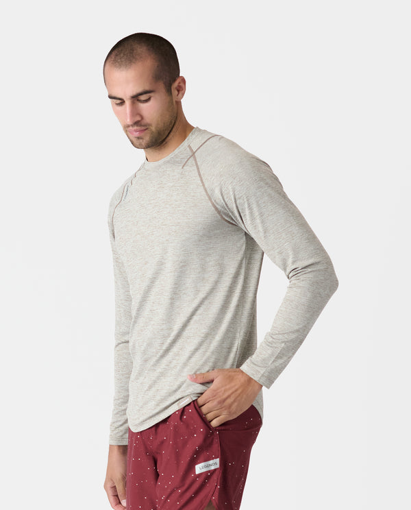 Legends Enzo LS Tee Taupe Heather