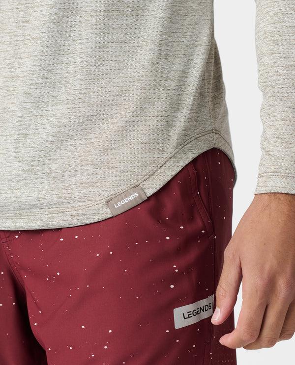 Legends Enzo LS Tee Taupe Heather