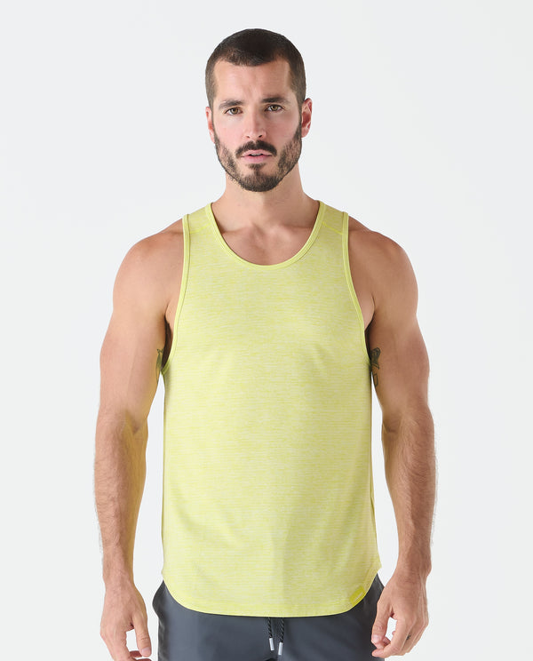 legends Enzo Tank Arctic Lime Heather