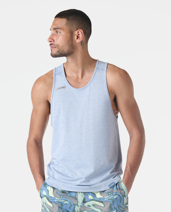 legends Enzo Tank Sea Heather