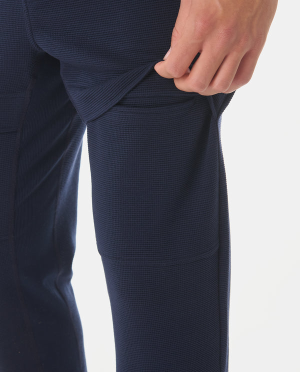 Legends Glen Waffle-Knit Cargo Sweatpant Ink