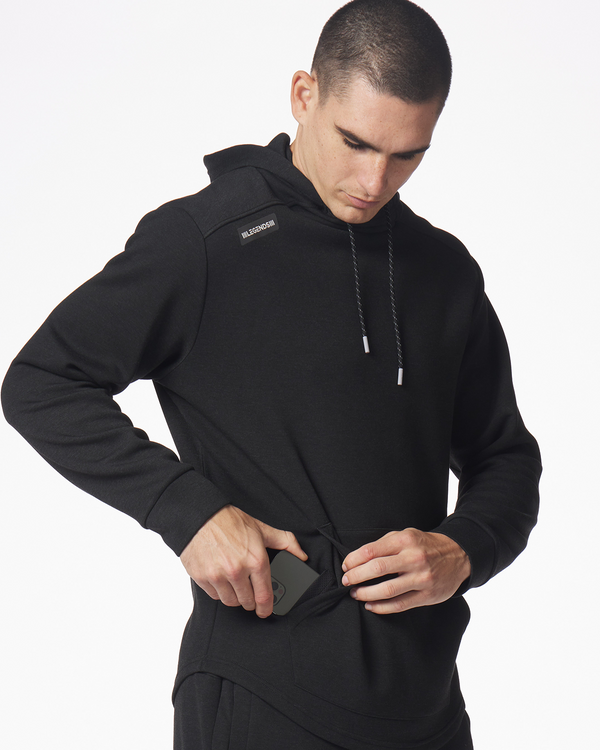 Legends Hawthorne Tech Hoodie Black Heather