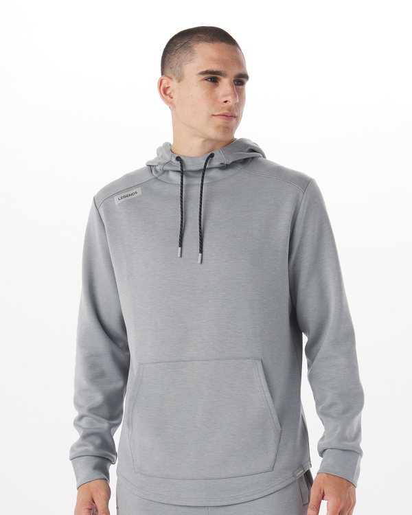 legends Hawthorne Tech Hoodie Medium Gray Heather