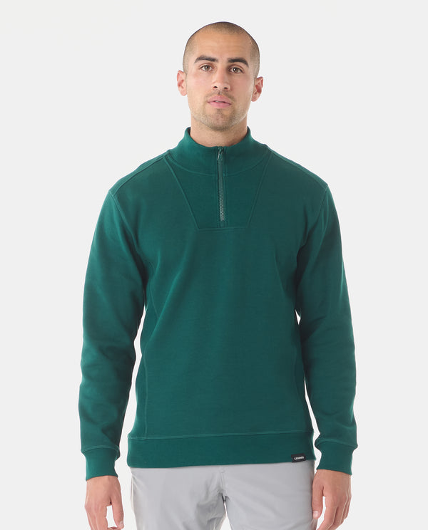 legends Highland Quarter Zip Cedar