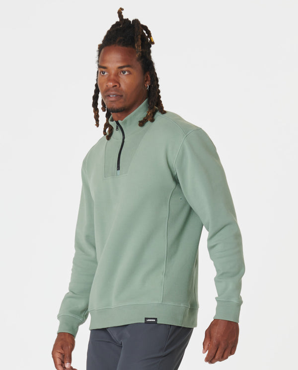 Legends Highland Quarter Zip Sea Spray