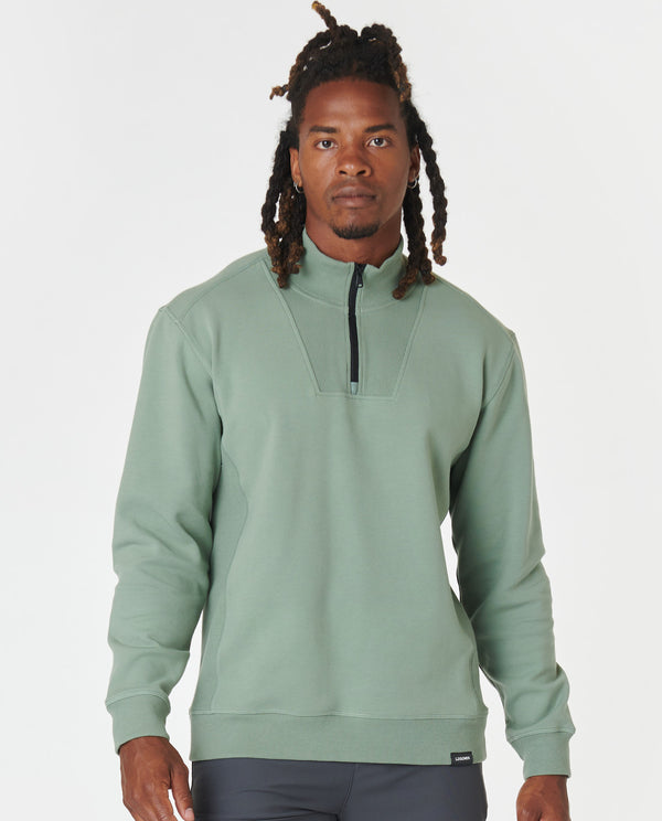 legends Highland Quarter Zip Sea Spray