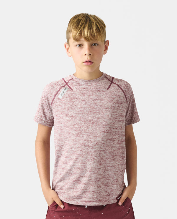 legends Little Legends Enzo Tee Ruby Heather