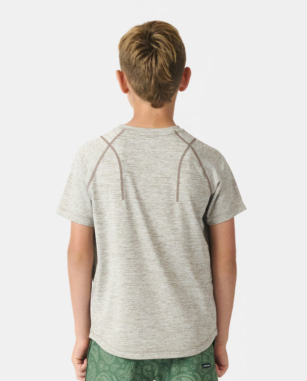 Legends Little Legends Enzo Tee Taupe Heather