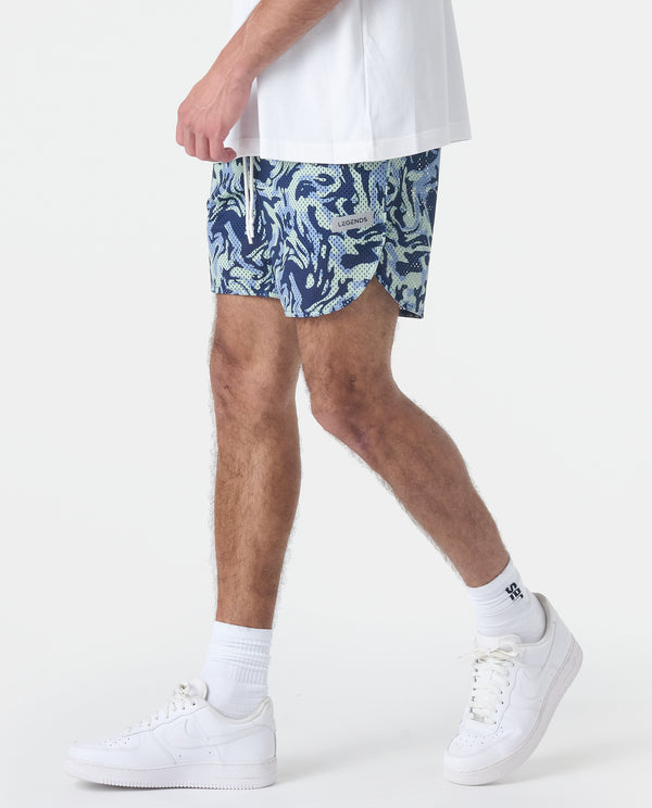 Legends Luka Mesh Short Hydrocoral Sea