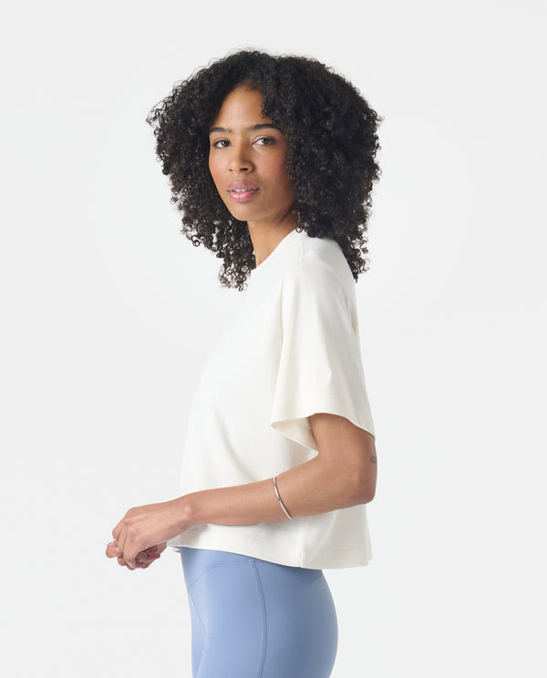 Legends Milo Cropped Tee Bone