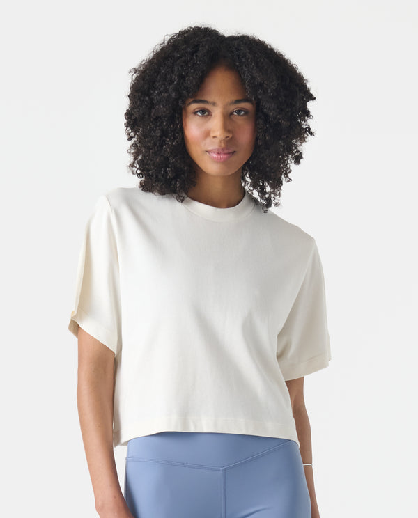 legends Milo Cropped Tee Bone