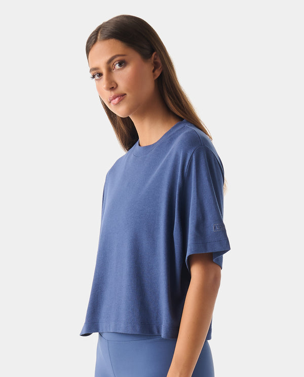 Legends Milo Cropped Tee Dusk