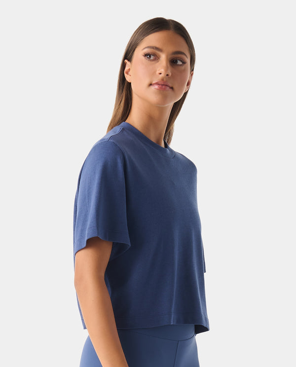 Legends Milo Cropped Tee Dusk