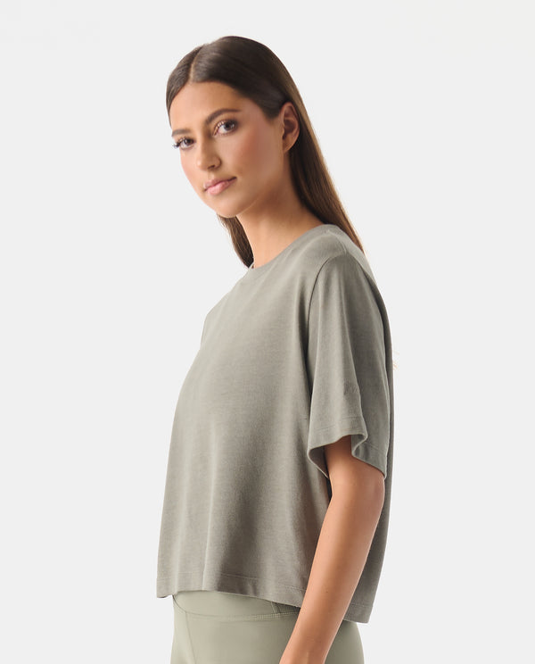 Legends Milo Cropped Tee Fern