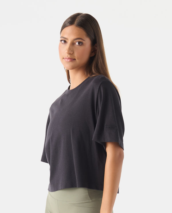 Legends Milo Cropped Tee Onyx