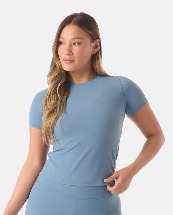 legends Paige Top Bluestone