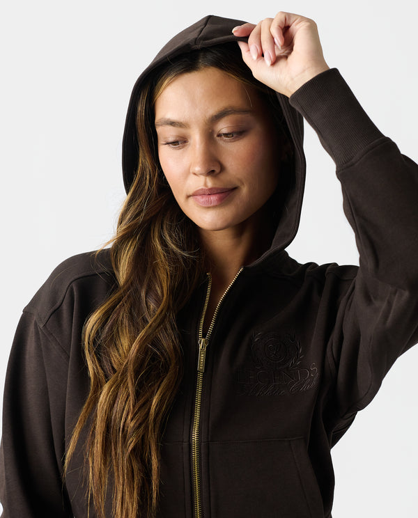 Legends Rylie Full-Zip Sweatshirt Java