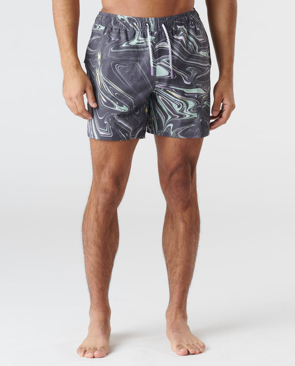 legends Saylor Swim Liquid Charcoal