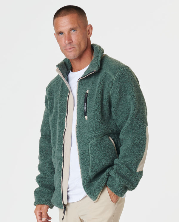 Legends Sherpa Jacket Hunter Green