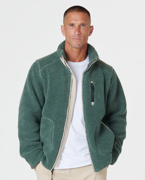 legends Sherpa Jacket Hunter Green