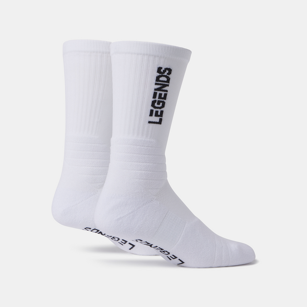 Legends Vertical Spotlight Sock 2.0 White