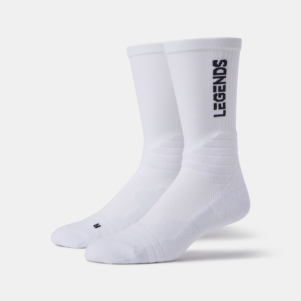 legends Vertical Spotlight Sock 2.0 White